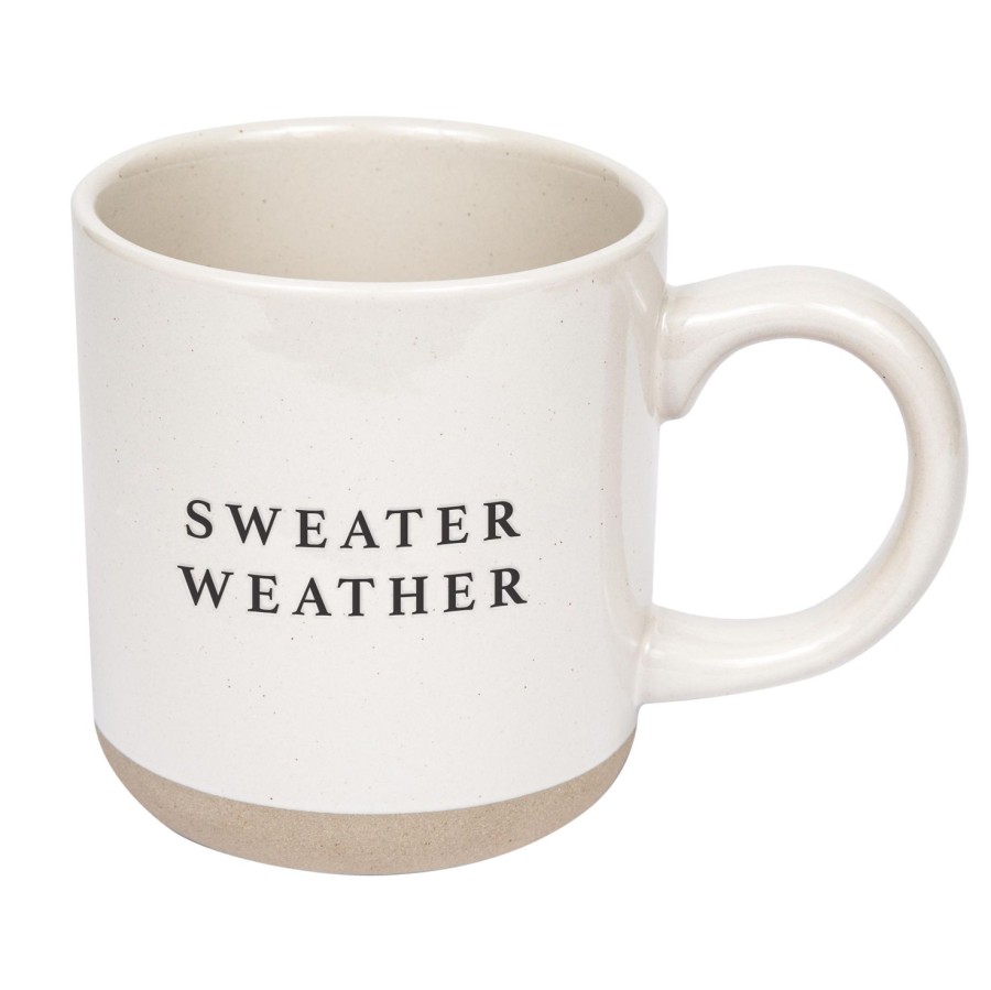 Haus & Kuche SWEET WATER DECOR | Pullover Wetter Steingut Kaffeetasse