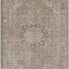 Haus & Kuche Hauteloom | Dusty Sage Greenpoint Medallion Waschbarer Teppich