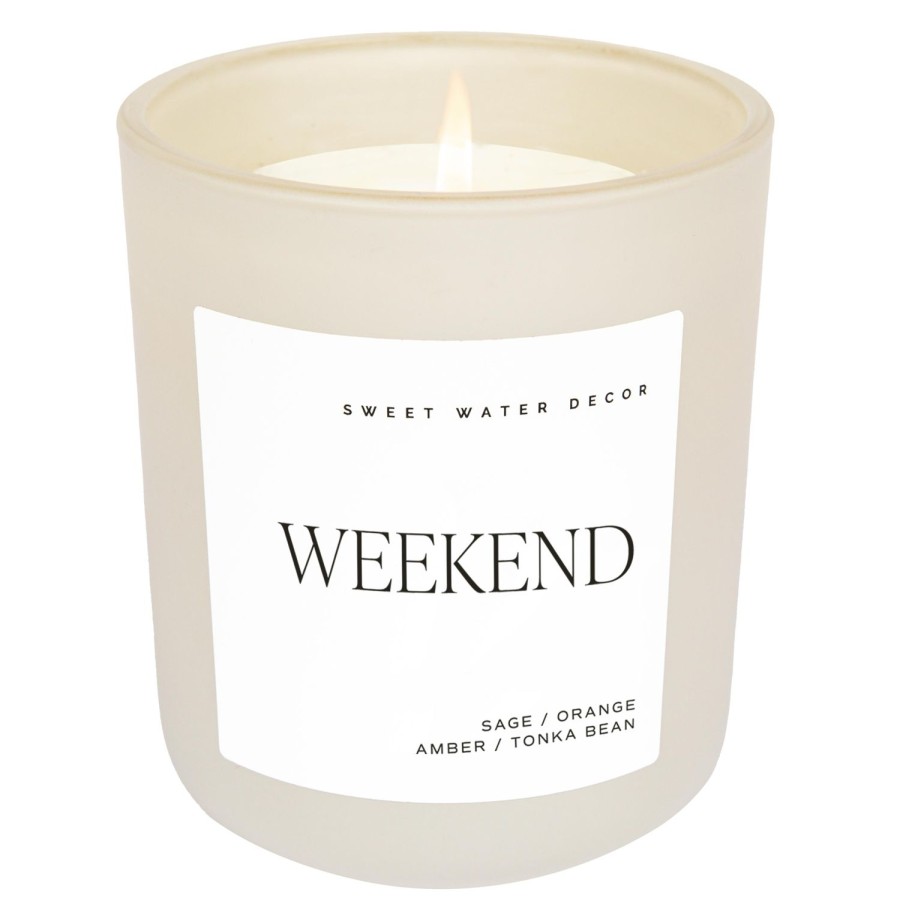 Kerzen Und Duftstabchen SWEET WATER DECOR | Weekend Sojakerze Tan Matte Jar 15 Oz