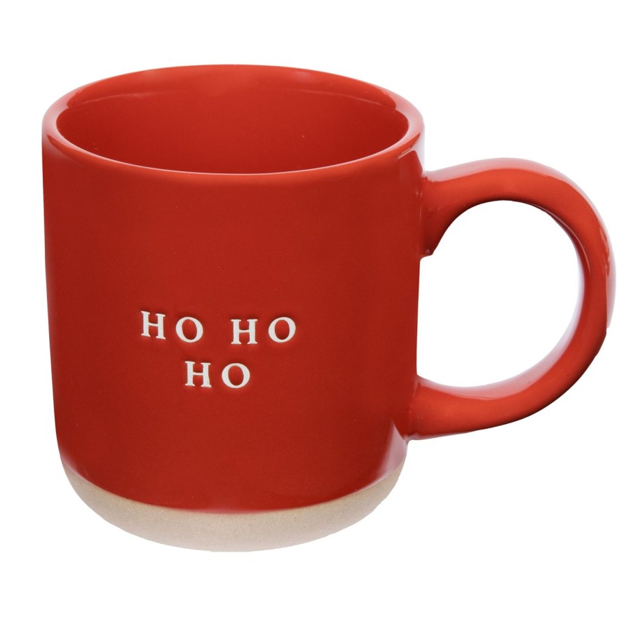 Haus & Kuche SWEET WATER DECOR | Ho Ho Ho 14Oz. Rote Kaffeetasse Aus Steingut