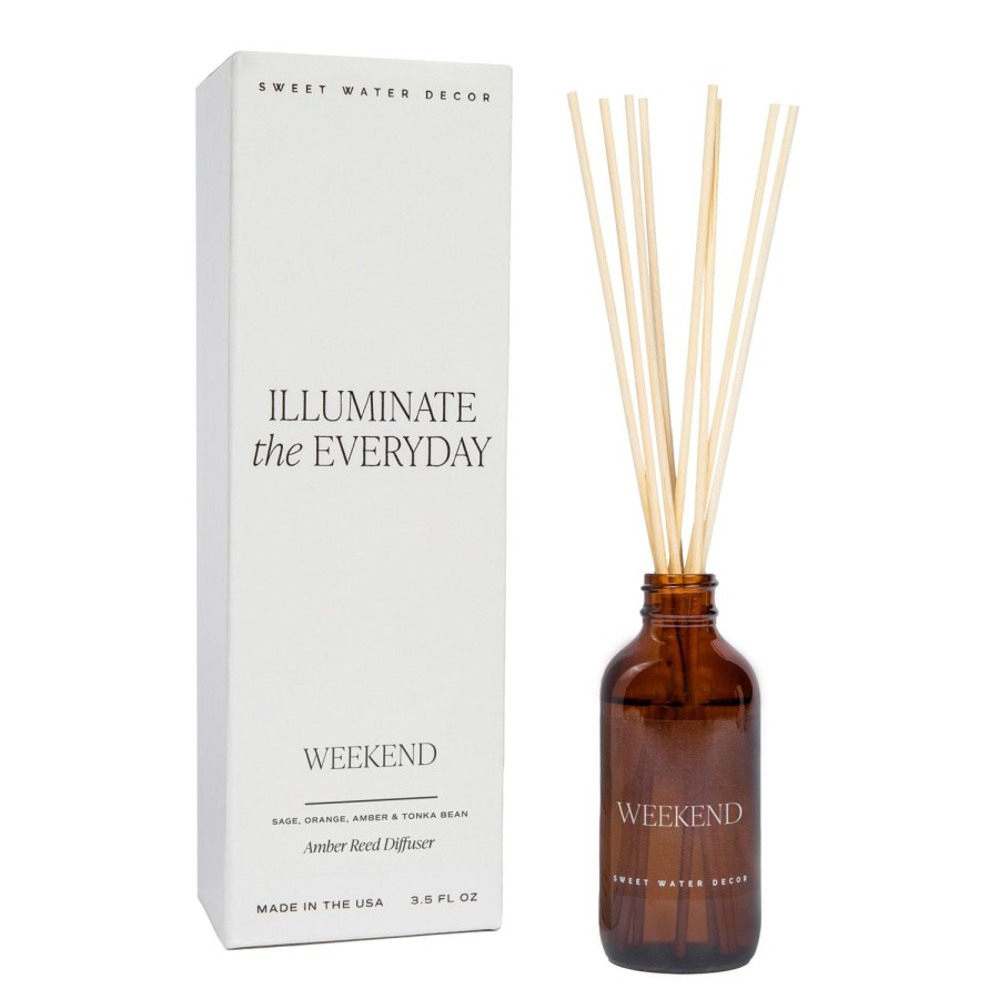 Kerzen Und Duftstabchen SWEET WATER DECOR | Weekend Amber Reed Diffusor