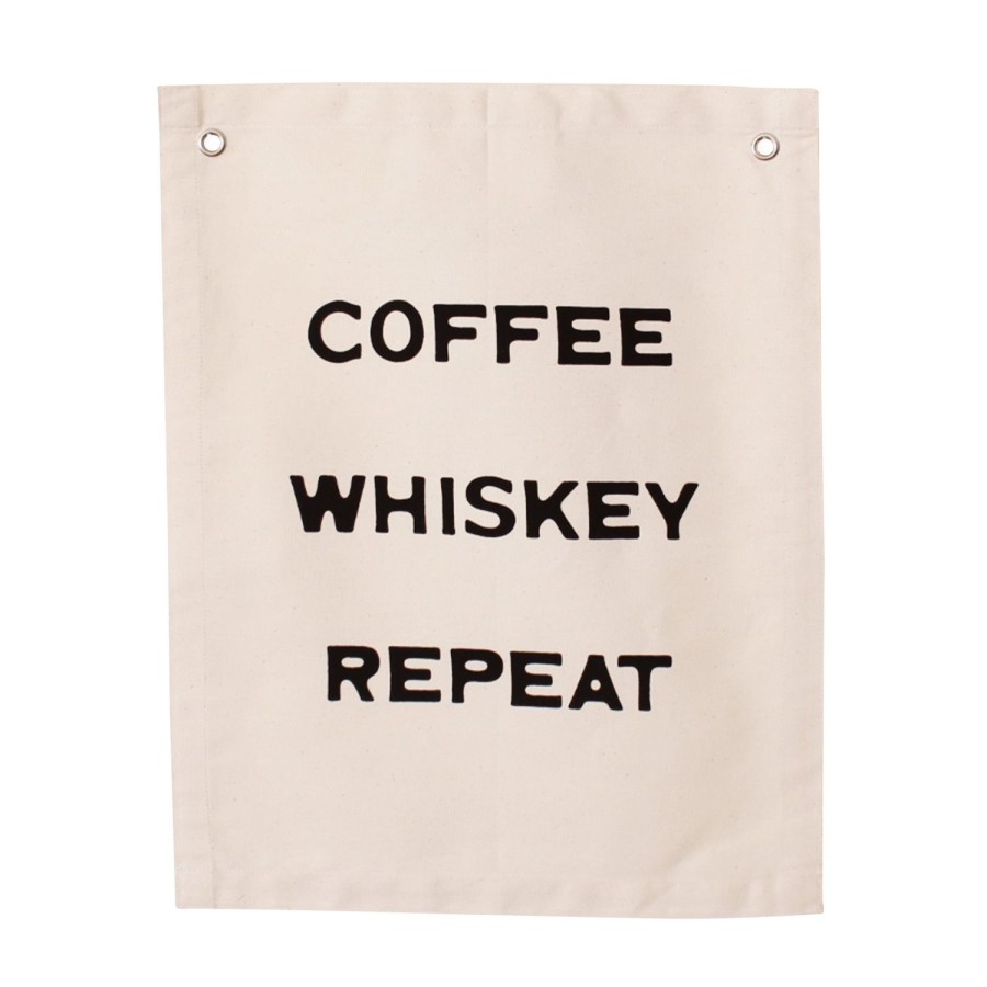 Haus & Kuche SWEET WATER DECOR | Kaffee-Whisky-Wiederholungsbanner