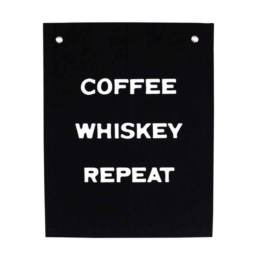 Haus & Kuche SWEET WATER DECOR | Kaffee-Whisky-Wiederholungsbanner