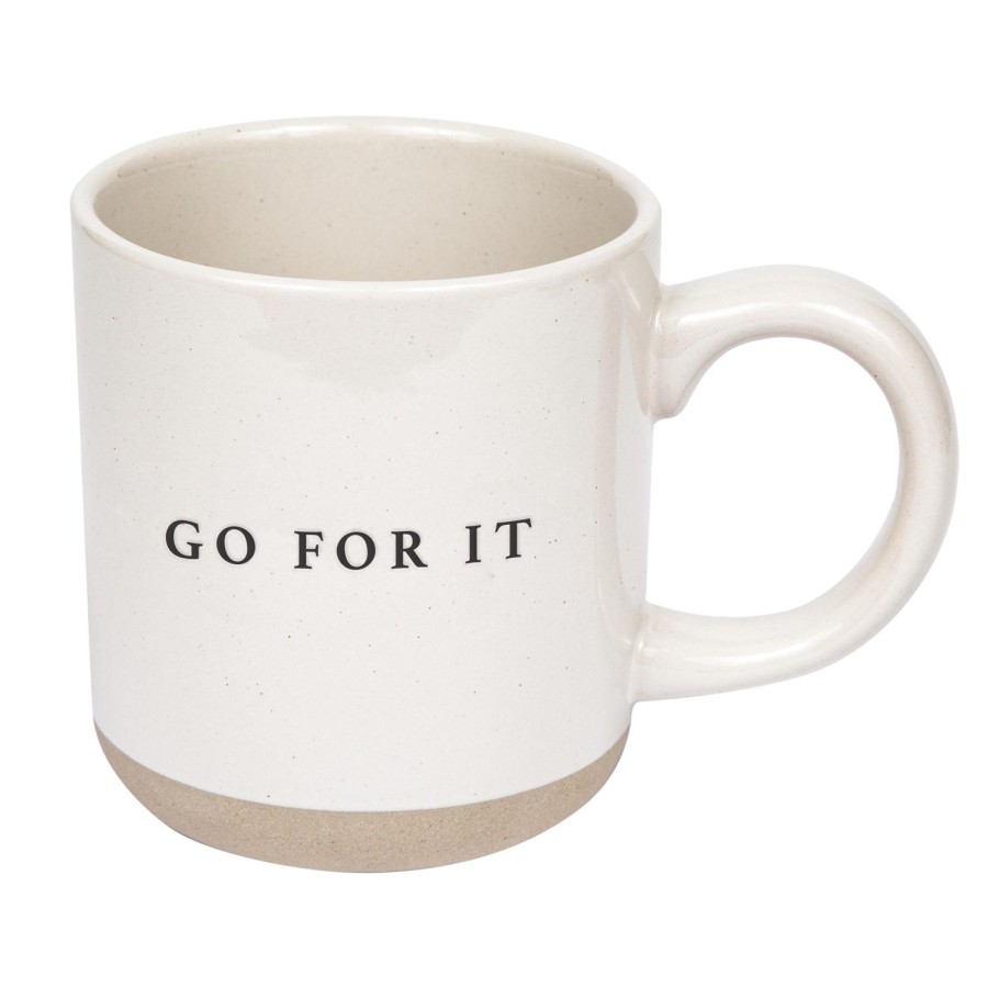 Haus & Kuche SWEET WATER DECOR | Go For It 14Oz. Kaffeetasse Aus Steingut